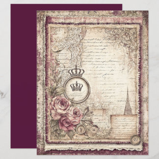Victorian & Lace Scrapbook Paper 