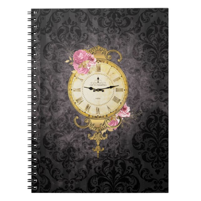 Victorian Ladies Timepiece Notebook (Front)