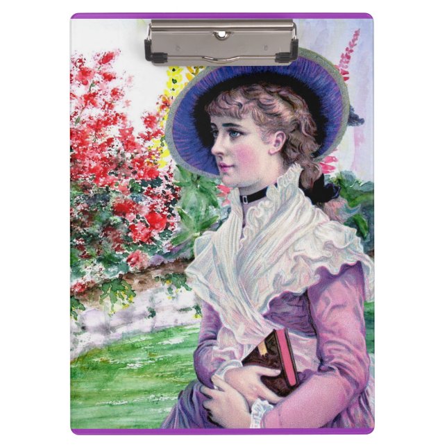 Victorian Lady Design Clipboard (Front)