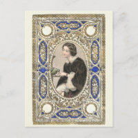 Victorian Lady, Feeding Her Bird, Vintage Style