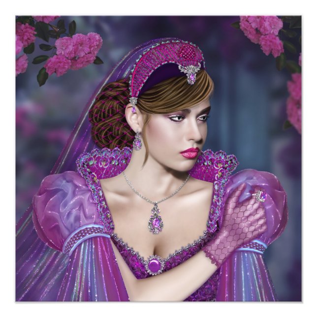 Victorian Lady Photo Print (Front)