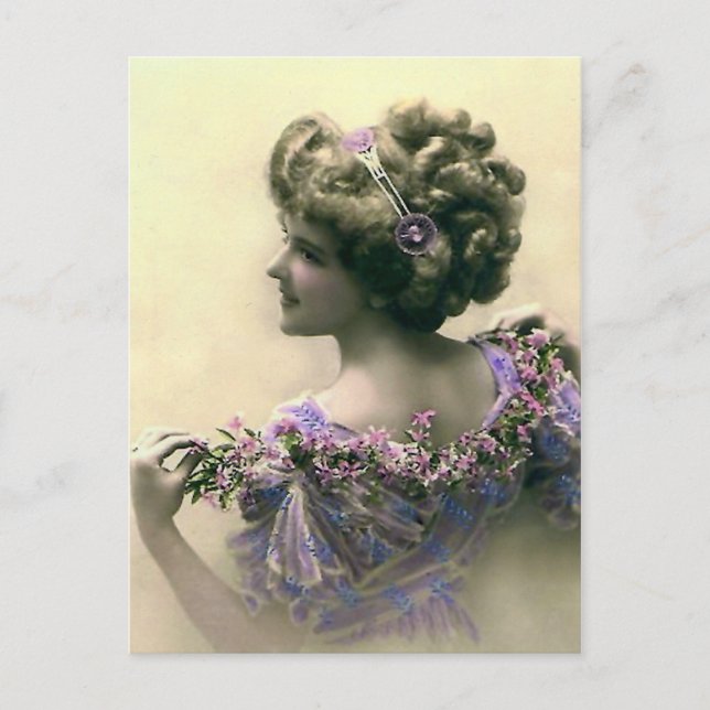 Victorian Lady Postcard (Front)