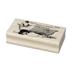 Victorian Leisure Book Ownership Name Stamp