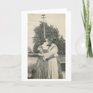 Victorian Lesbian Valentine's Day Card