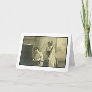 Victorian Lesbian Valentine's Day Card