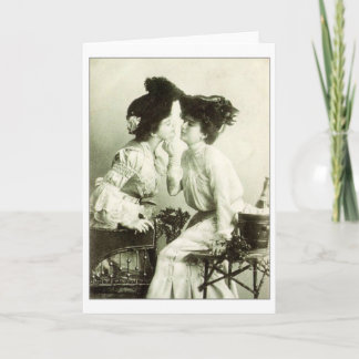 Victorian Lesbian Valentine's Day Card