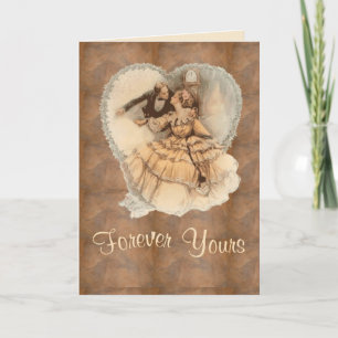 Victorian Love Holiday Card