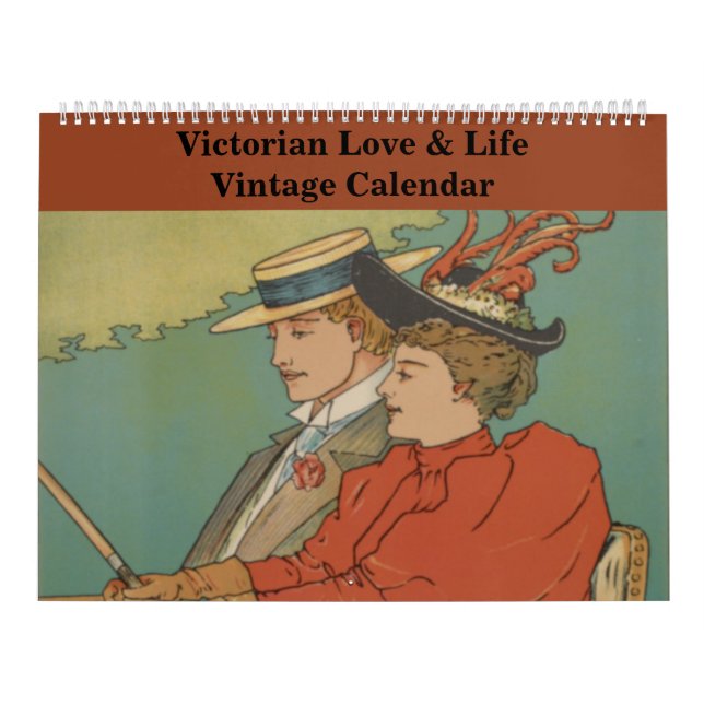 Victorian Love & Life Vintage Calendar (Cover)