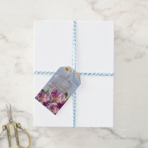 Victorian Love Thoughts Dreams Butterfly Bird Cage Gift Tags