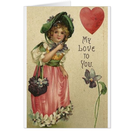 Victorian Love Valentine's Day Card