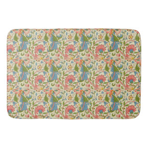 Victorian lover floral in the garden beautiful  bath mat