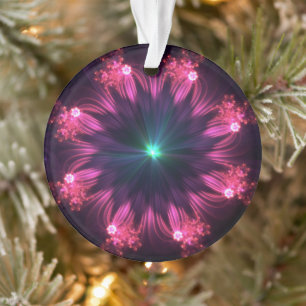 Victorian Magenta Mandala Ornament