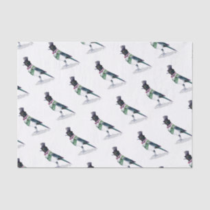 Victorian Magpie Bird Tissue Paper