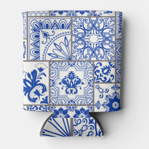 Victorian Majolica: Patchwork Tile Pattern. Can Cooler