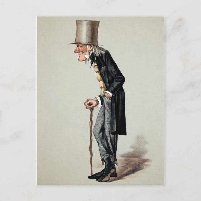 Victorian Man Art Postcard (Front)