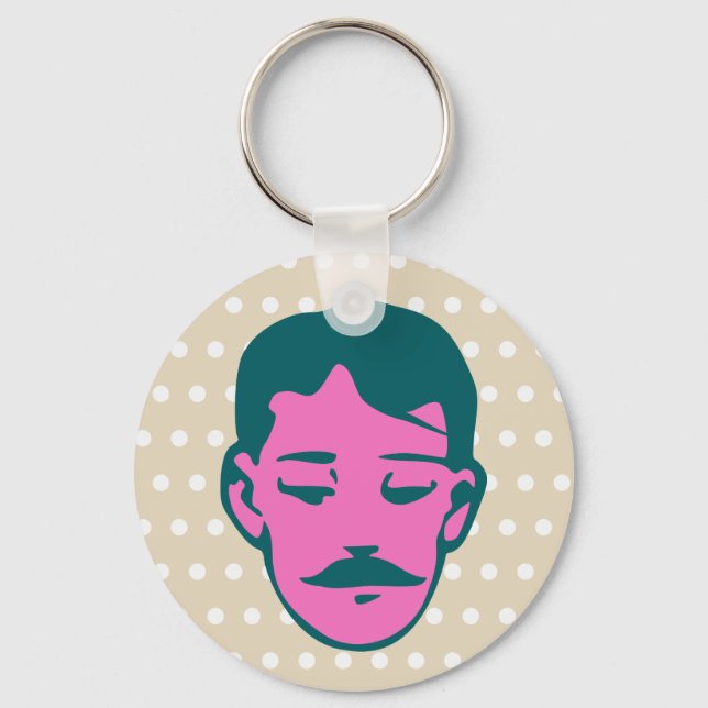 Victorian Man Keychain (Front)