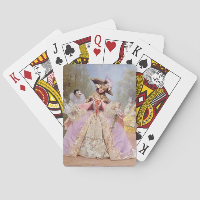 Victorian Masquerade Ball Playing Cards (Back)