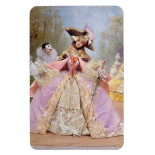 Victorian Masquerade Ball Premium Flexi Magnet