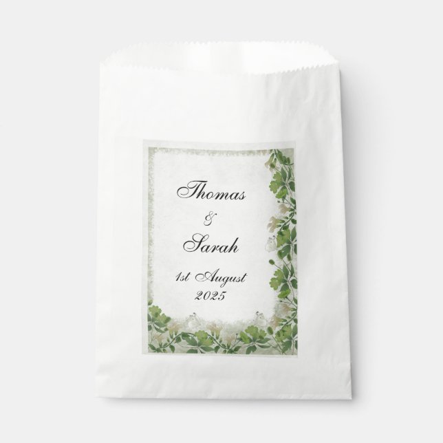 Victorian Meadow Favour Bag (Front)