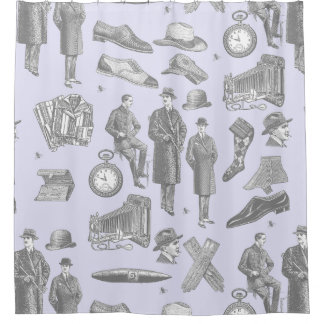 victorian mens style antique menswear toile purple