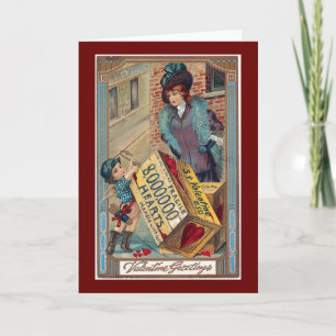 Victorian Millions of Hearts Valentine's Day Card