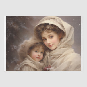 Victorian Mother and Child Tissue Paper