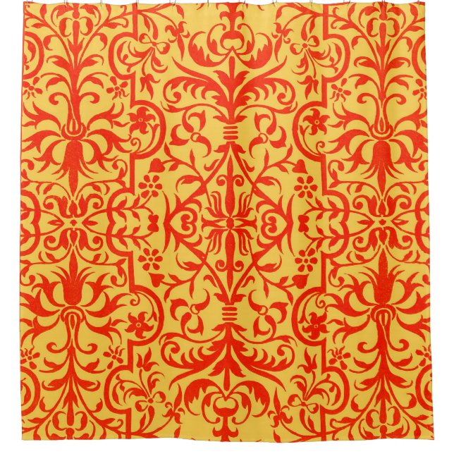 Victorian motif in orange (Front)