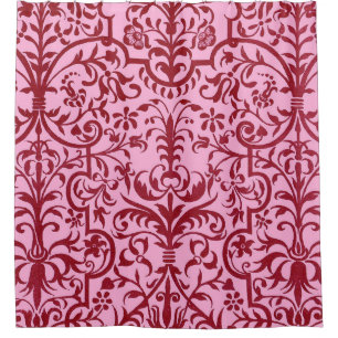 Victorian motif in pink