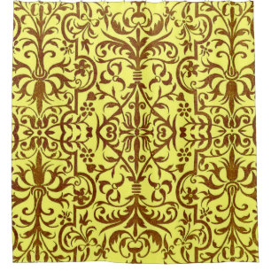 Victorian motif in yellow