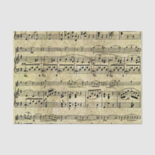 Victorian Music Sheet Wallpaper