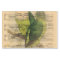 Victorian Music Sheet Watercolor Bird Wallpaper