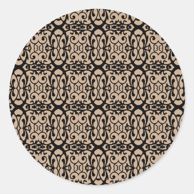 Victorian Needlework Style Sticker (Front)