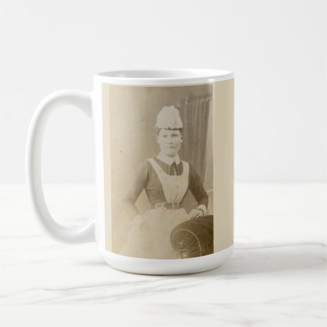Victorian nurse poem coffee mug (Left)