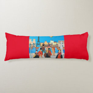 Victorian Paris Body Pillow