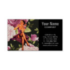 victorian Paris Botanical purple Rose Pin Up Girl