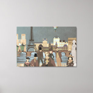 Victorian Paris Canvas Print