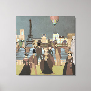 Victorian Paris Canvas Print