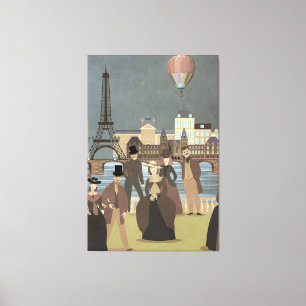 Victorian Paris Canvas Print