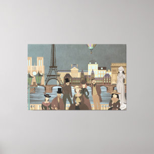 Victorian Paris Canvas Print
