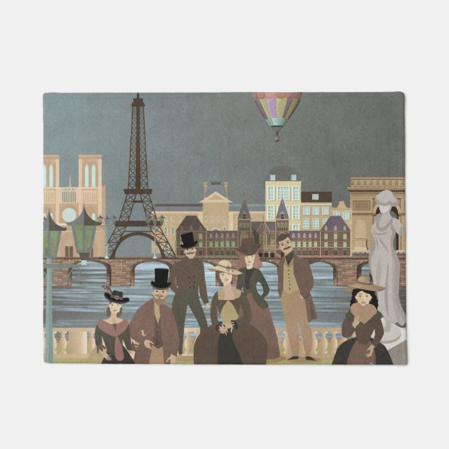 Victorian Paris Doormat (Front)