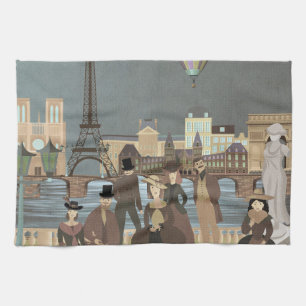 Victorian Paris Kitchen Towel
