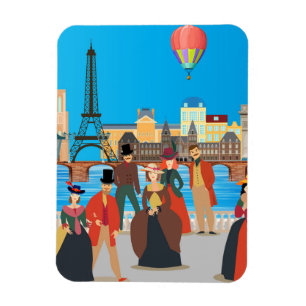 Victorian Paris Magnet