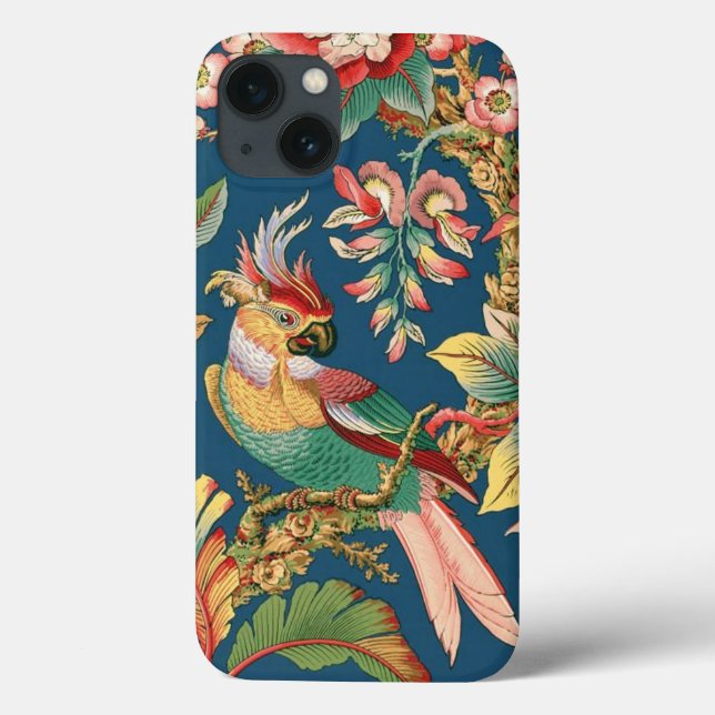Victorian Parrot Cockatiel Case-Mate iPhone Case (Back)