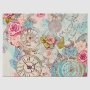Victorian Pastel Steampunk Pattern  Tissue Paper