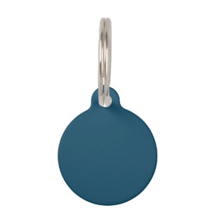 Victorian Peacock Solid Colour Pet Tag