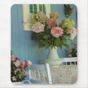 Victorian Peonies - Martha's Vineyard Mouse Pad