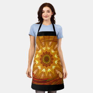Victorian Peony Swirl Apron