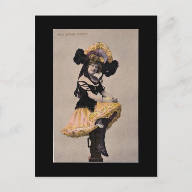 Victorian peut fille carte postale (Devant)