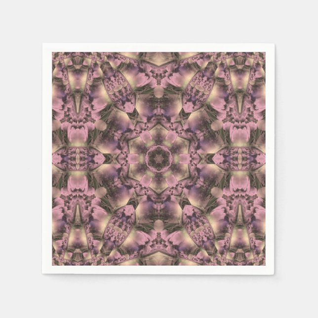 Victorian Pink Antique Napkin (Front)