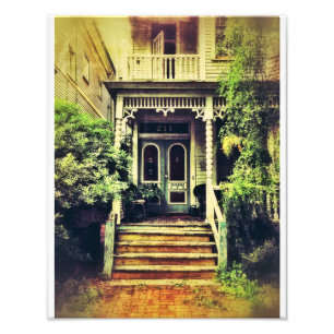 Victorian Porch, Savannah Photo Print